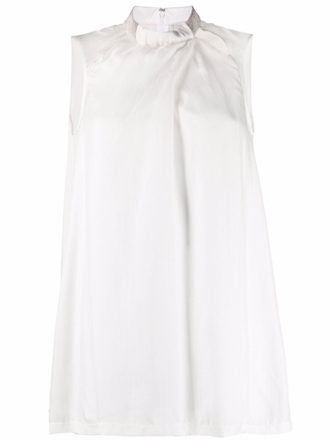 Fabiana Filippi шелковый топ без рукавов, белый
Fabiana Filippi шелковый топ без рукавов, белый