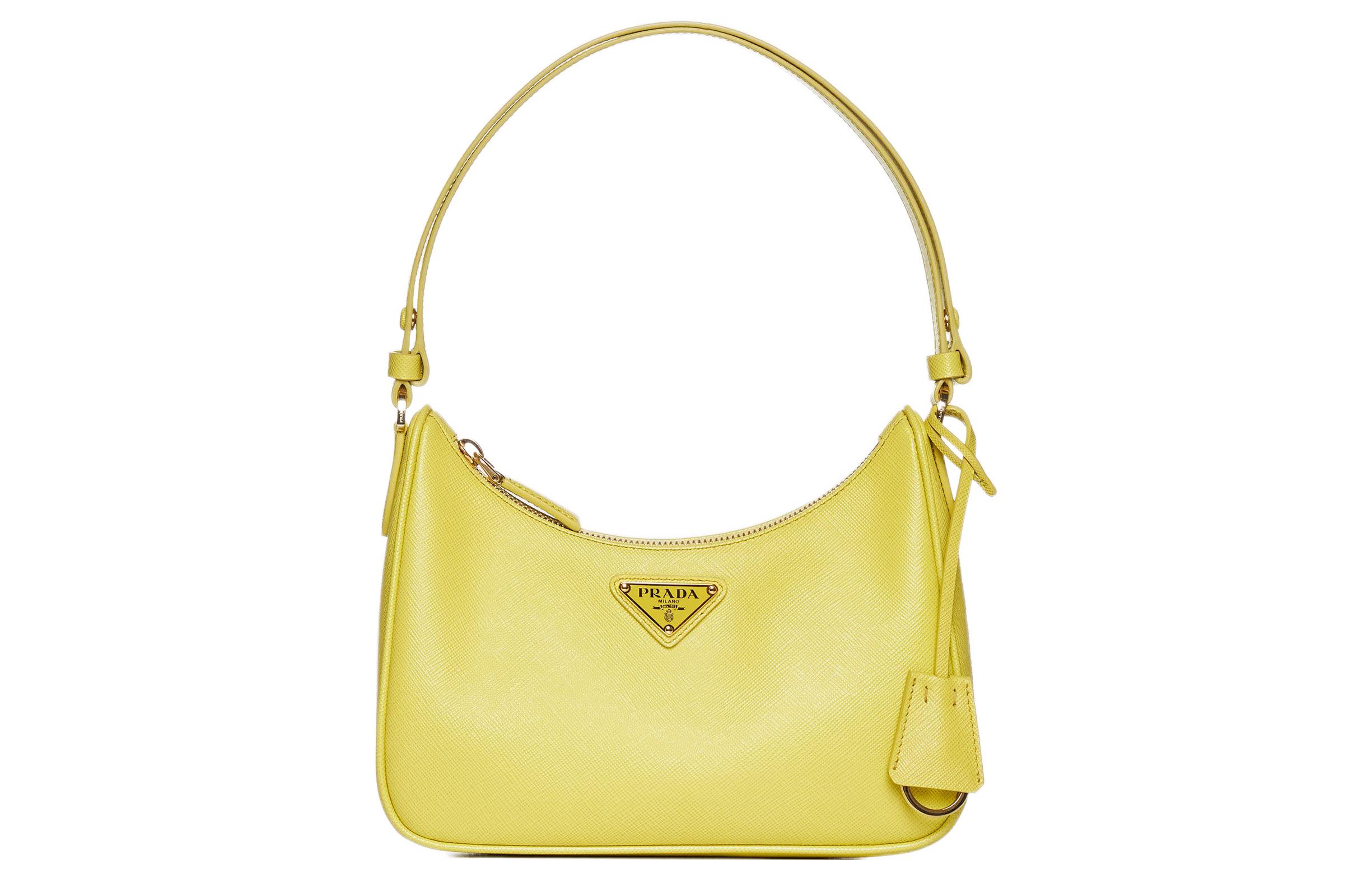 Кожаная мини-сумка через плечо женская желтая PRADA
Кожаная мини-сумка через плечо женская желтая PRADA