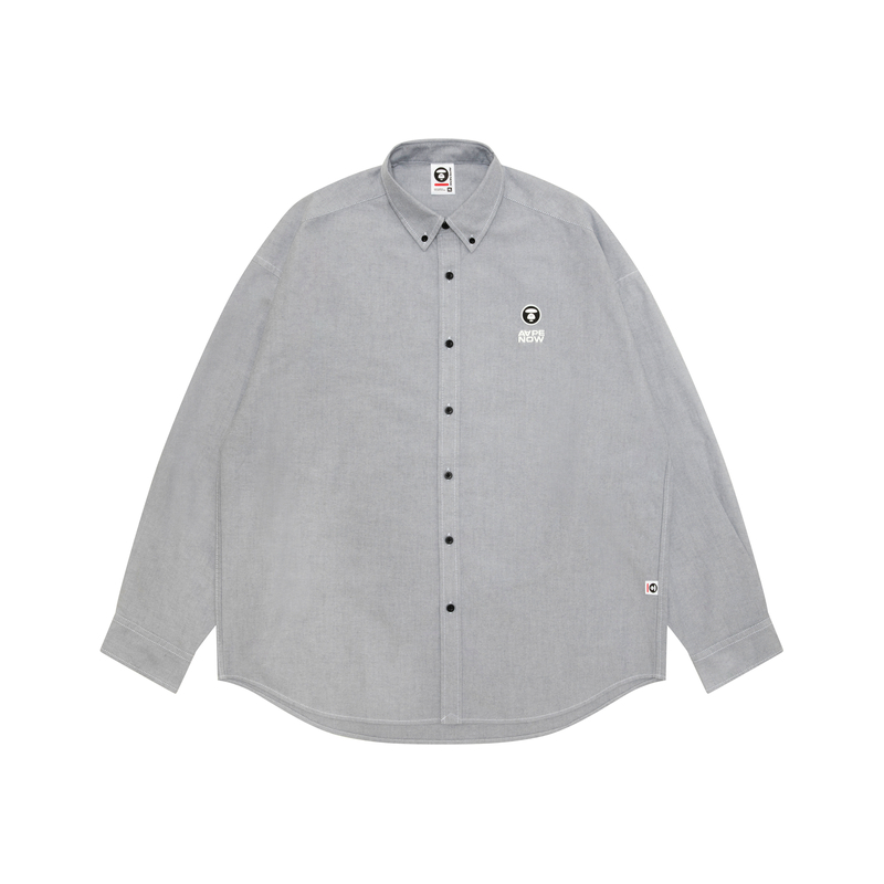 Рубашка с вышивкой логотипа A Bathing APE Aape, серый
Рубашка с вышивкой логотипа A Bathing APE Aape, серый