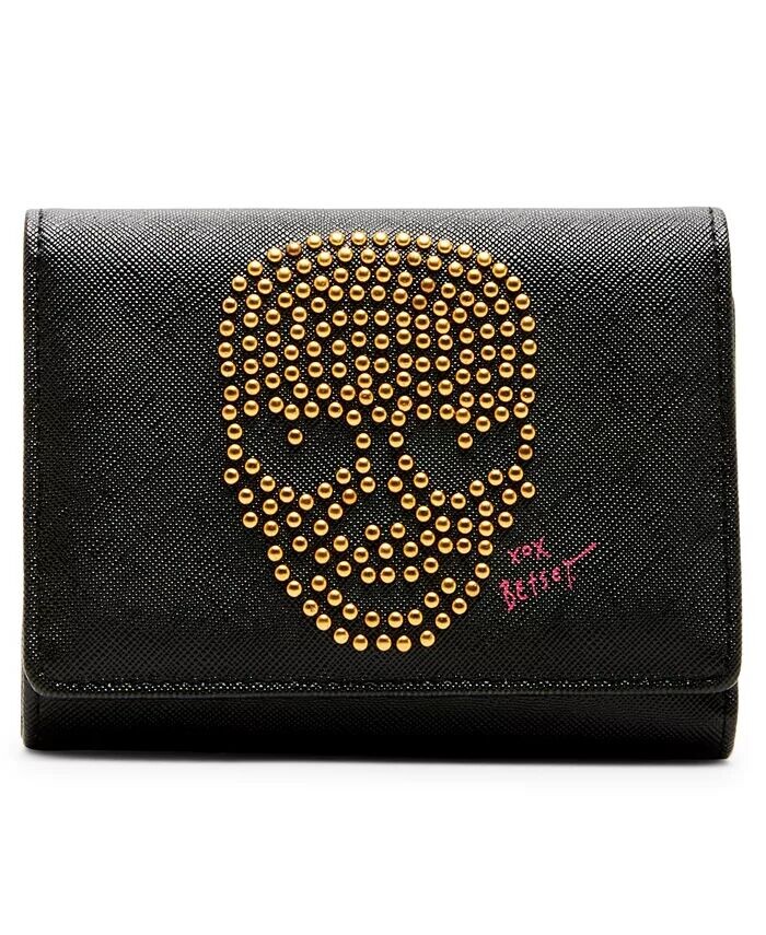 Кошелек Skull Boss Trifold Betsey Johnson, черный
Кошелек Skull Boss Trifold Betsey Johnson, черный