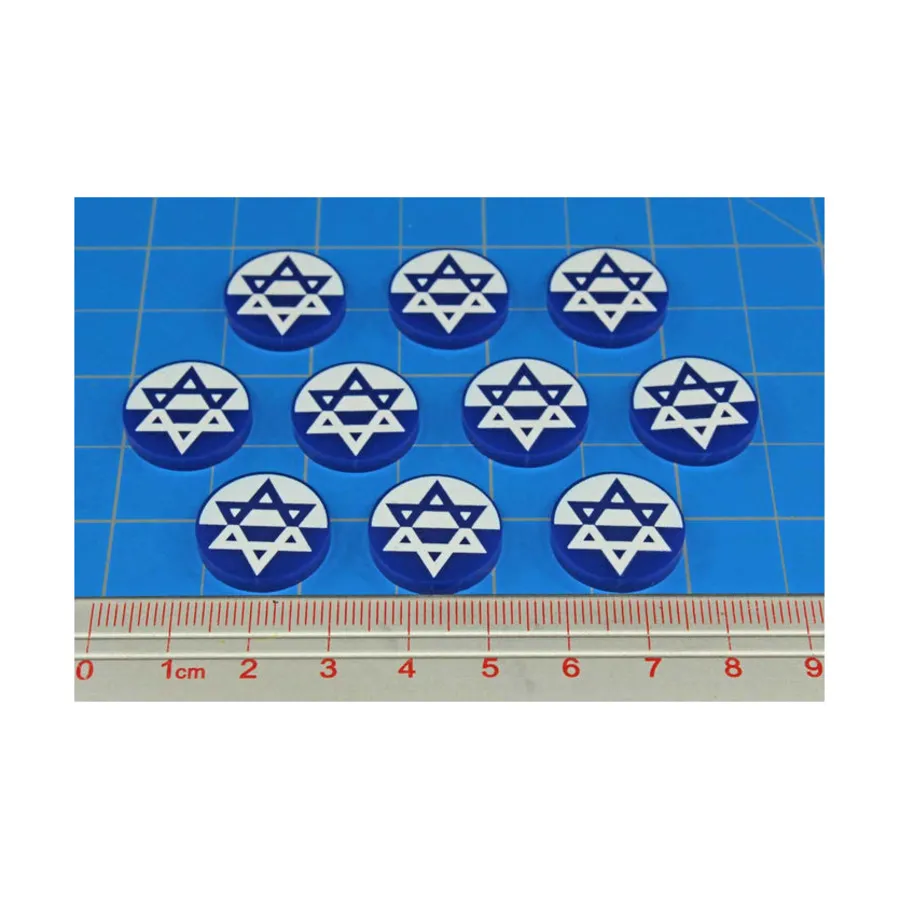 Премиальные печатные жетоны фракций времен Второй мировой войны — Jewish Underground, Token Sets - WWII Factions & Flags
Премиальные печатные жетоны фракций времен Второй мировой войны — Jewish Underground, Token Sets - WWII Factions & Flags