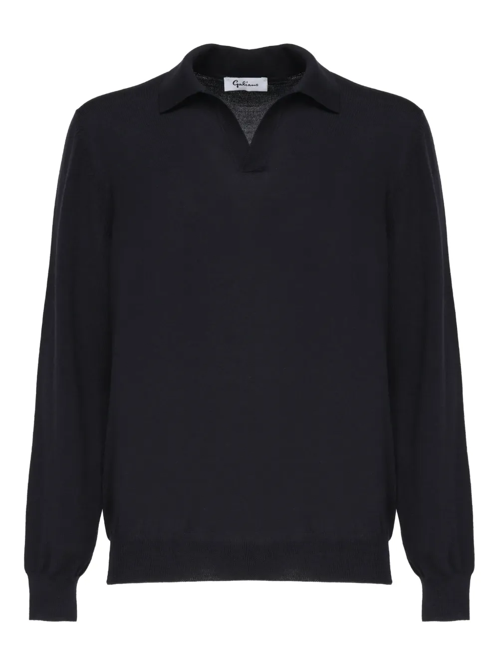 Свитер с V-образным вырезом John Galliano, синий
Свитер с V-образным вырезом John Galliano, синий