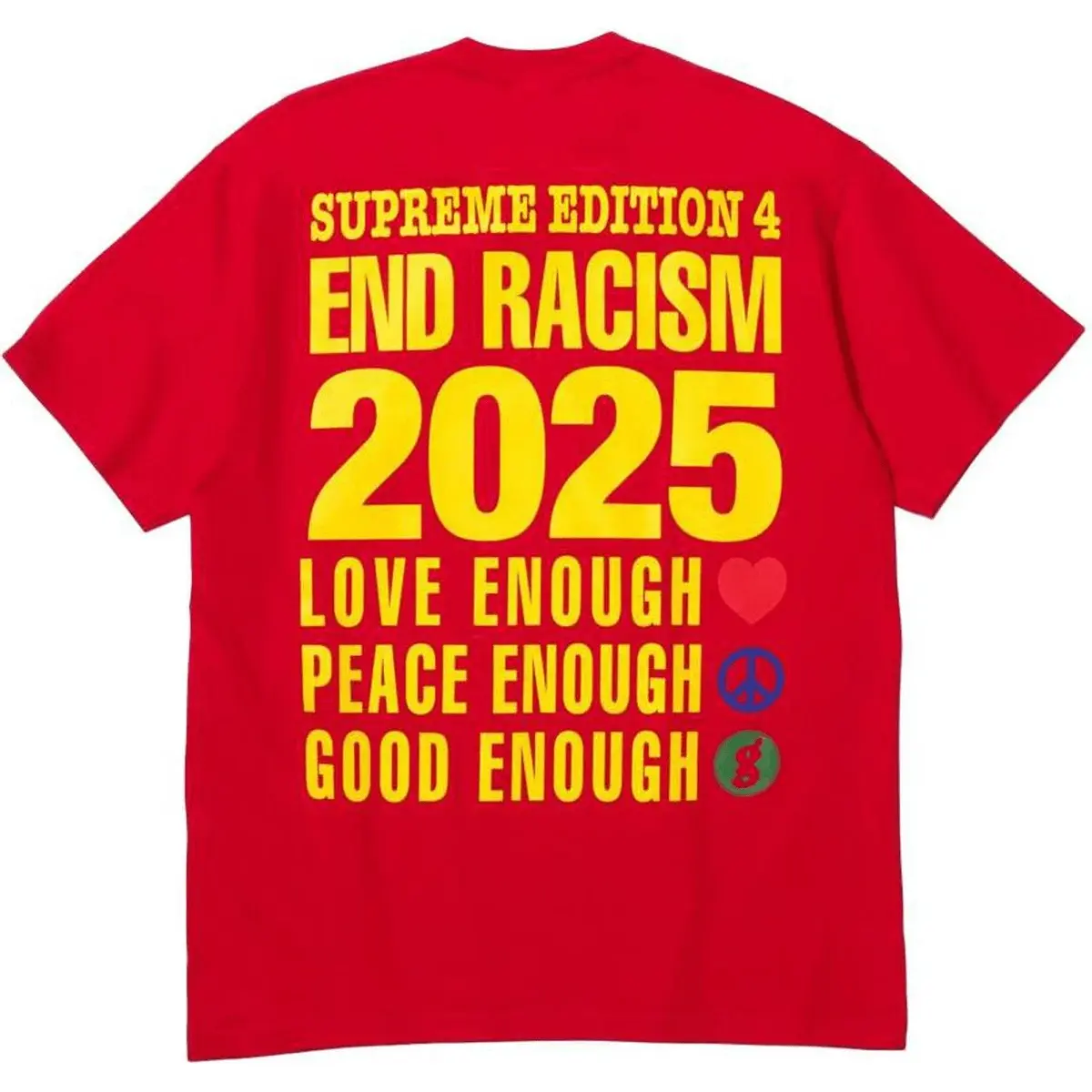 Футболка Goodenough End Racism Supreme, красный
Футболка Goodenough End Racism Supreme, красный