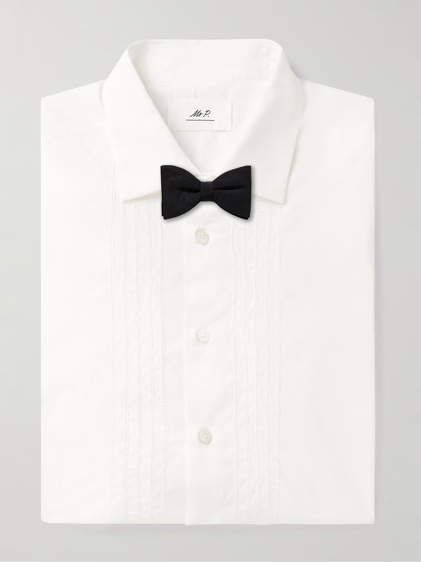 Рубашка-смокинг из хлопкового поплина с вышивкой и вырезным воротником MR P., белый
Рубашка-смокинг из хлопкового поплина с вышивкой и вырезным воротником MR P., белый