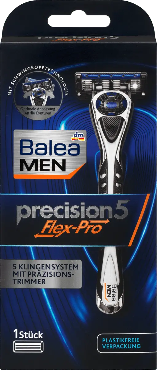 Бритва Precision5 Flex-Pro 1 шт. Balea
Бритва Precision5 Flex-Pro 1 шт. Balea