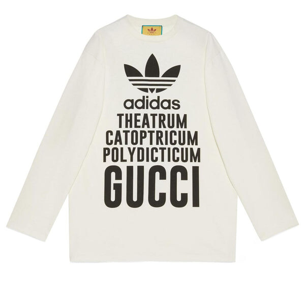 Футболка x adidas oversized cotton jersey long sleeve t-shirt 'white' Gucci, белый
Футболка x adidas oversized cotton jersey long sleeve t-shirt 'white' Gucci, белый