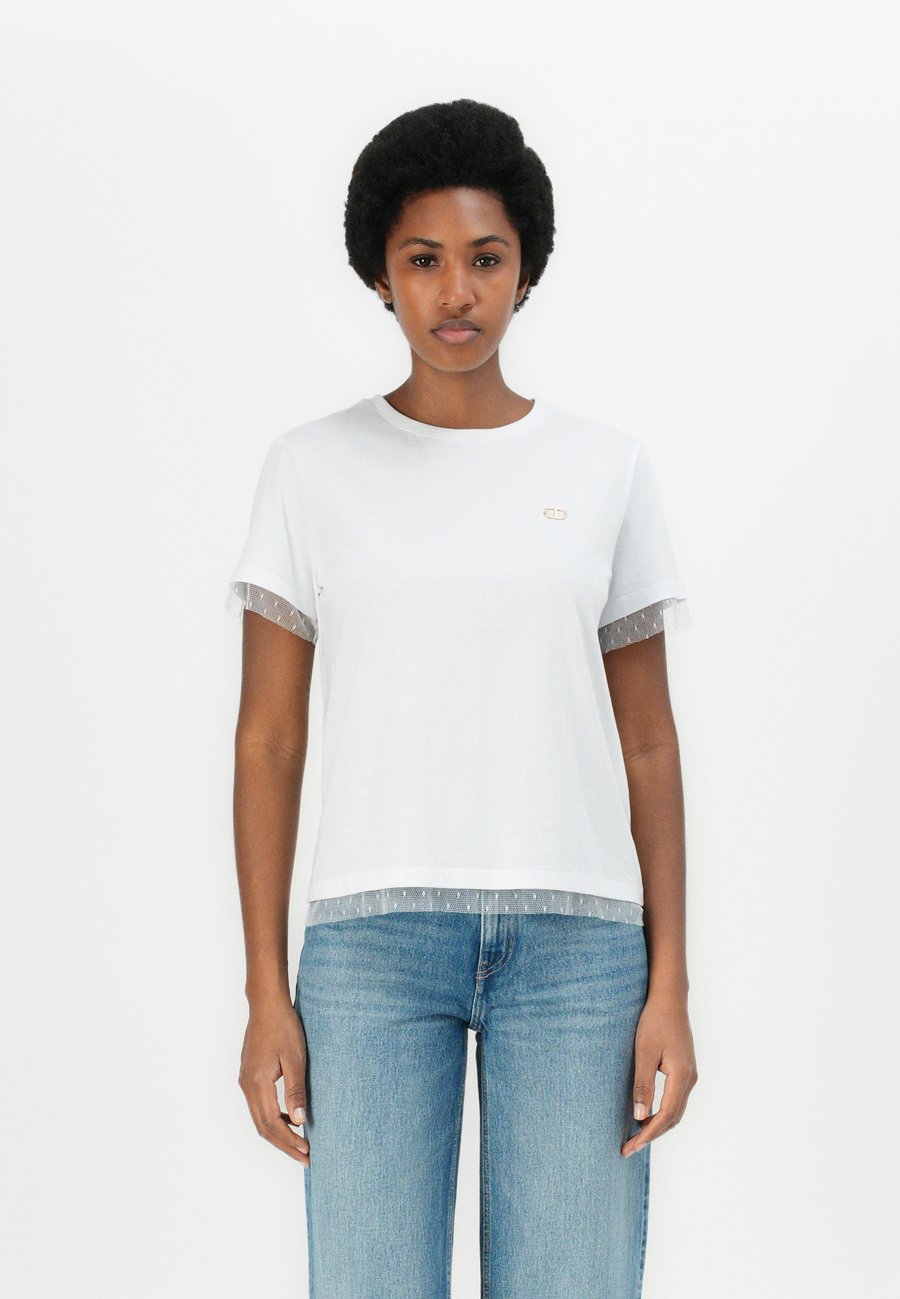 Футболка TWINSET Print T-shirt, Bianco Ottico/White
Футболка TWINSET Print T-shirt, Bianco Ottico/White