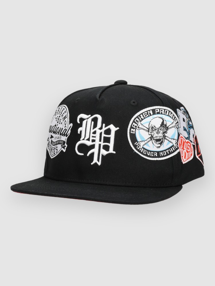 Бейсболка Broken Promises Patch'd Up Snaback Cap, black
Бейсболка Broken Promises Patch'd Up Snaback Cap, black