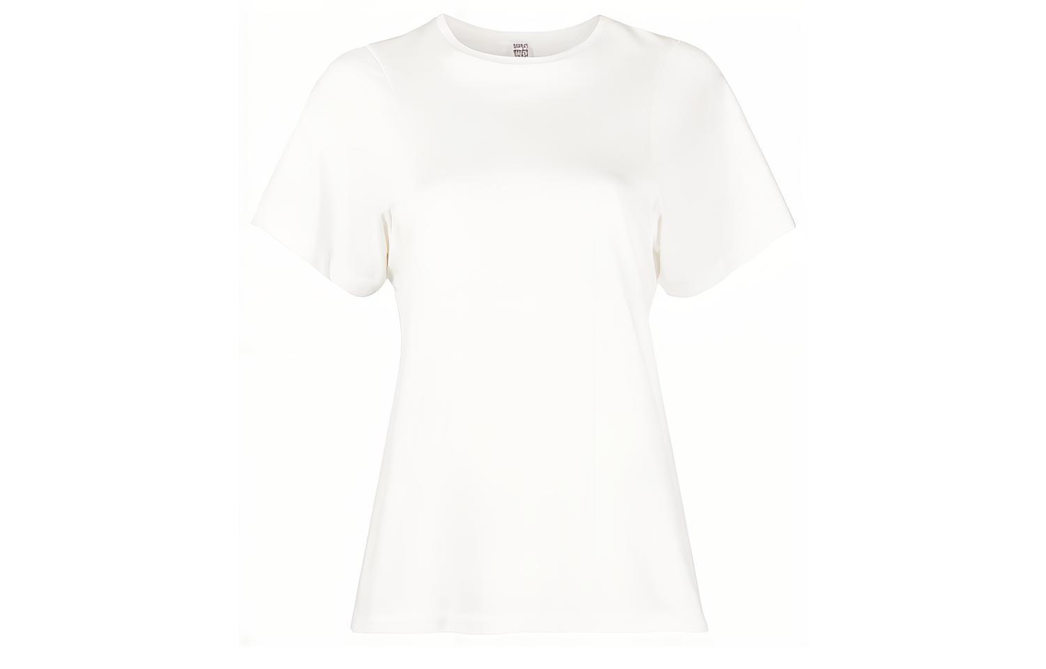 Футболка с коротким рукавом TOTEME, белая
Футболка с коротким рукавом TOTEME, белая