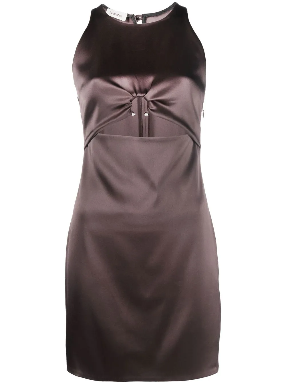 Платье мини с вырезами Nanushka, коричневый
Платье мини с вырезами Nanushka, коричневый