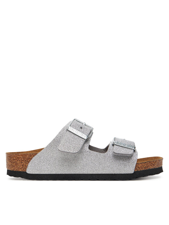Пантолеты Arizona Kids 1030477 Birkenstock, серебряный
Пантолеты Arizona Kids 1030477 Birkenstock, серебряный