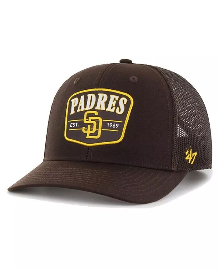 Мужская коричневая регулируемая кепка San Diego Padres Squad Trucker '47 Brand, коричневый
Мужская коричневая регулируемая кепка San Diego Padres Squad Trucker '47 Brand, коричневый