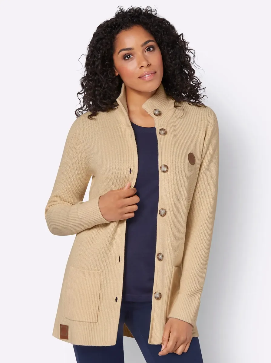 Кардиган в стиле casual Casual Looks, слоновая кость
Кардиган в стиле casual Casual Looks, слоновая кость