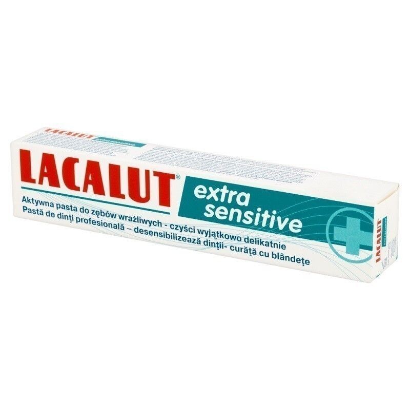 Lacalut Extra sensitive Зубная паста, 75 ml
Lacalut Extra sensitive Зубная паста, 75 ml