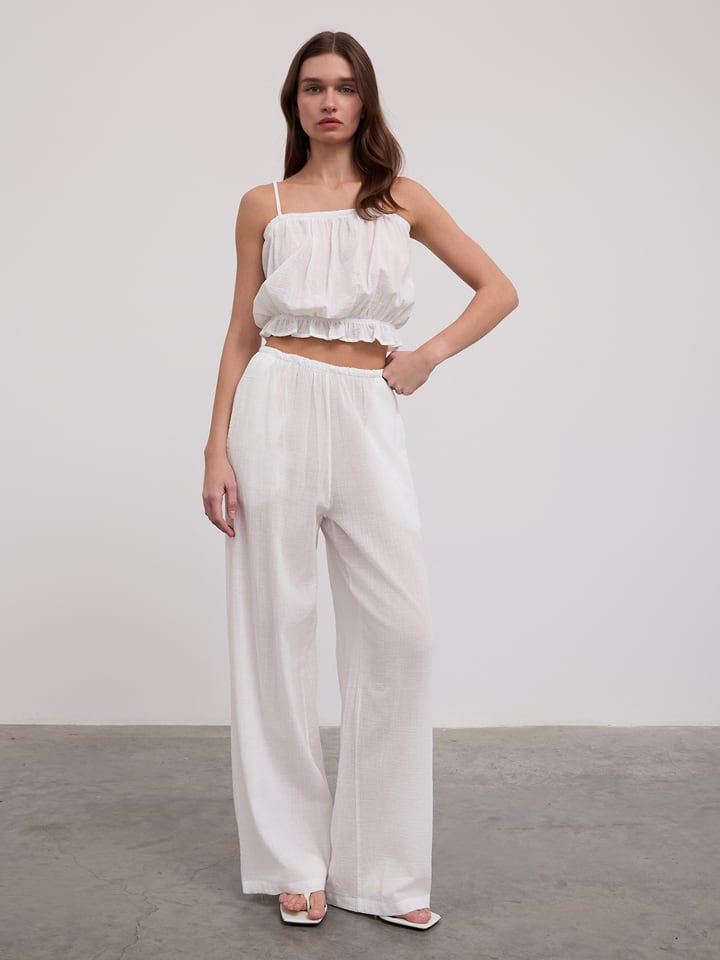 Тканевые брюки BGN, белый
Тканевые брюки BGN, белый