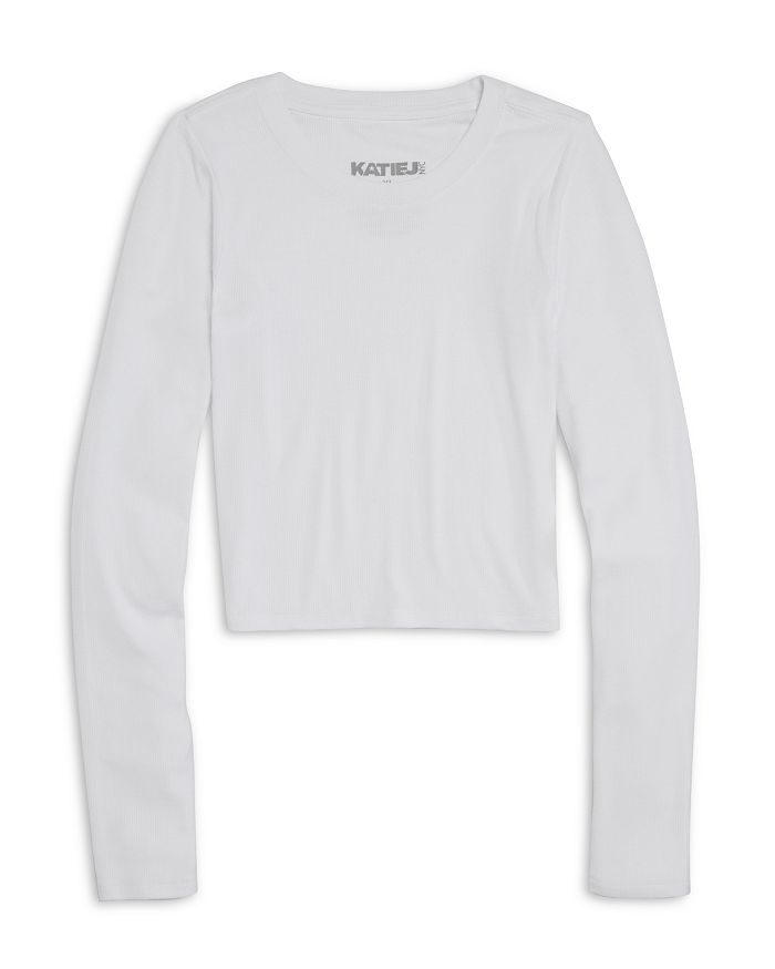 Детская укороченная футболка с длинным рукавом Livi - для девочек старшего возраста KatieJnyc, белый
Детская укороченная футболка с длинным рукавом Livi - для девочек старшего возраста KatieJnyc, белый