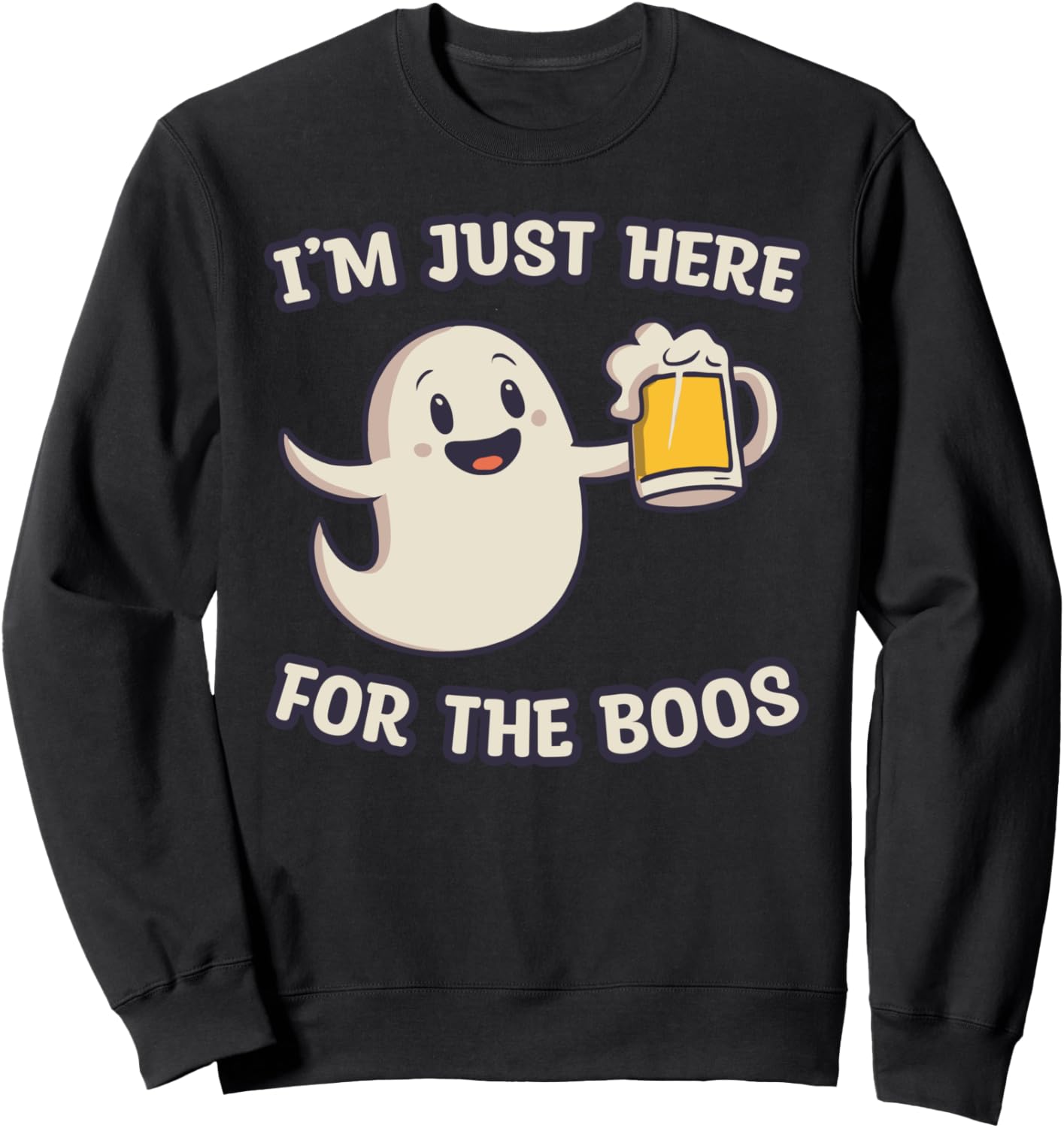 Я здесь только ради привидений, Толстовка с изображением призрака, пьющего пиво на Хэллоуин I'M Just Here For The Boos Funny Cute Halloween, черный
Я здесь только ради привидений, Толстовка с изображением призрака, пьющего пиво на Хэллоуин I'M Just Here For The Boos Funny Cute Halloween, черный