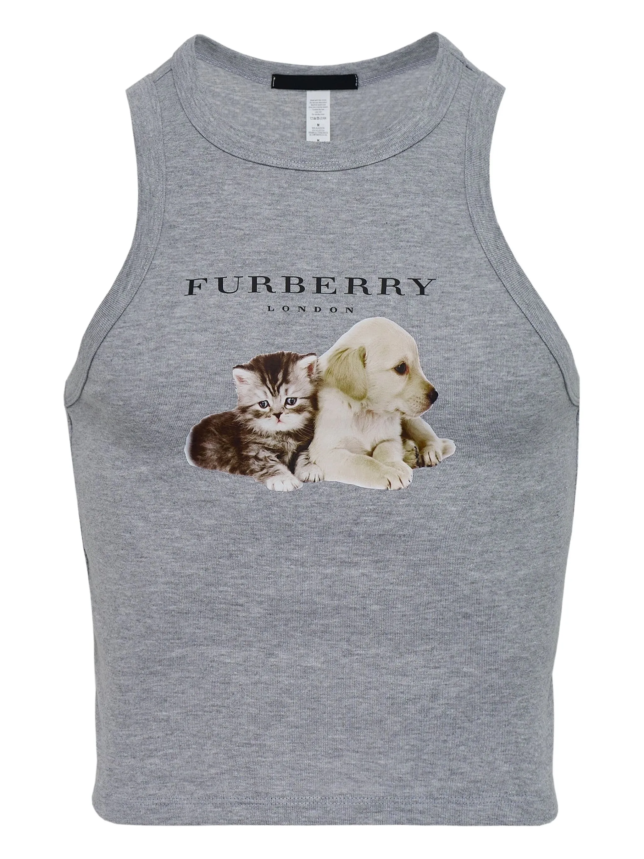 Укороченный топ без рукавов Black Score, серый
Укороченный топ без рукавов Black Score, серый