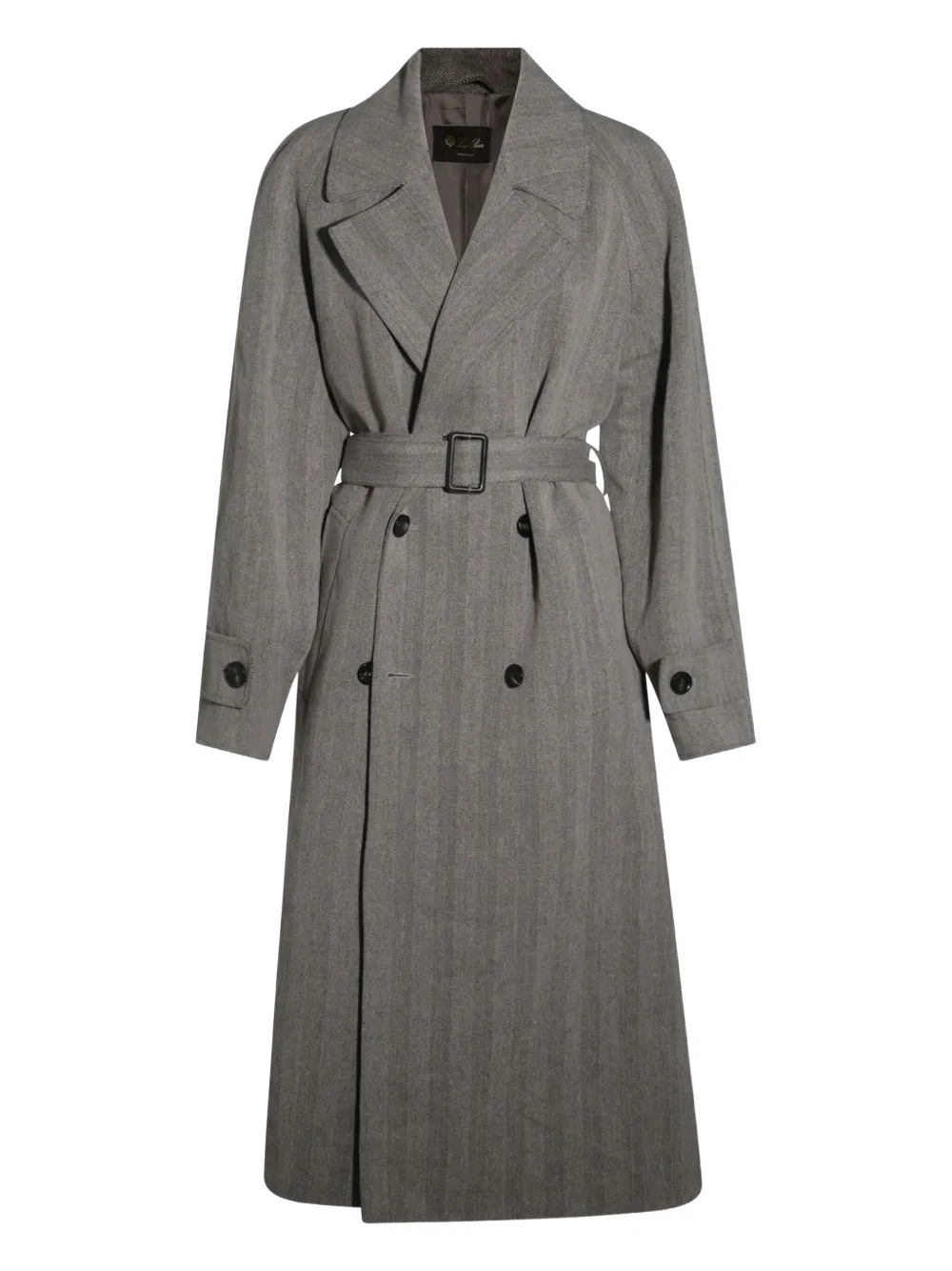 Двубортный тренч Loro Piana, серый
Двубортный тренч Loro Piana, серый