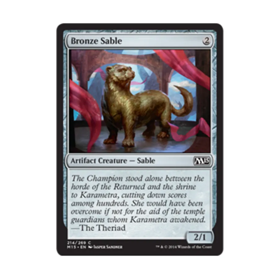 CCG Бронзовый Соболь (C) (Фольга), MTG - Magic 2015
CCG Бронзовый Соболь (C) (Фольга), MTG - Magic 2015