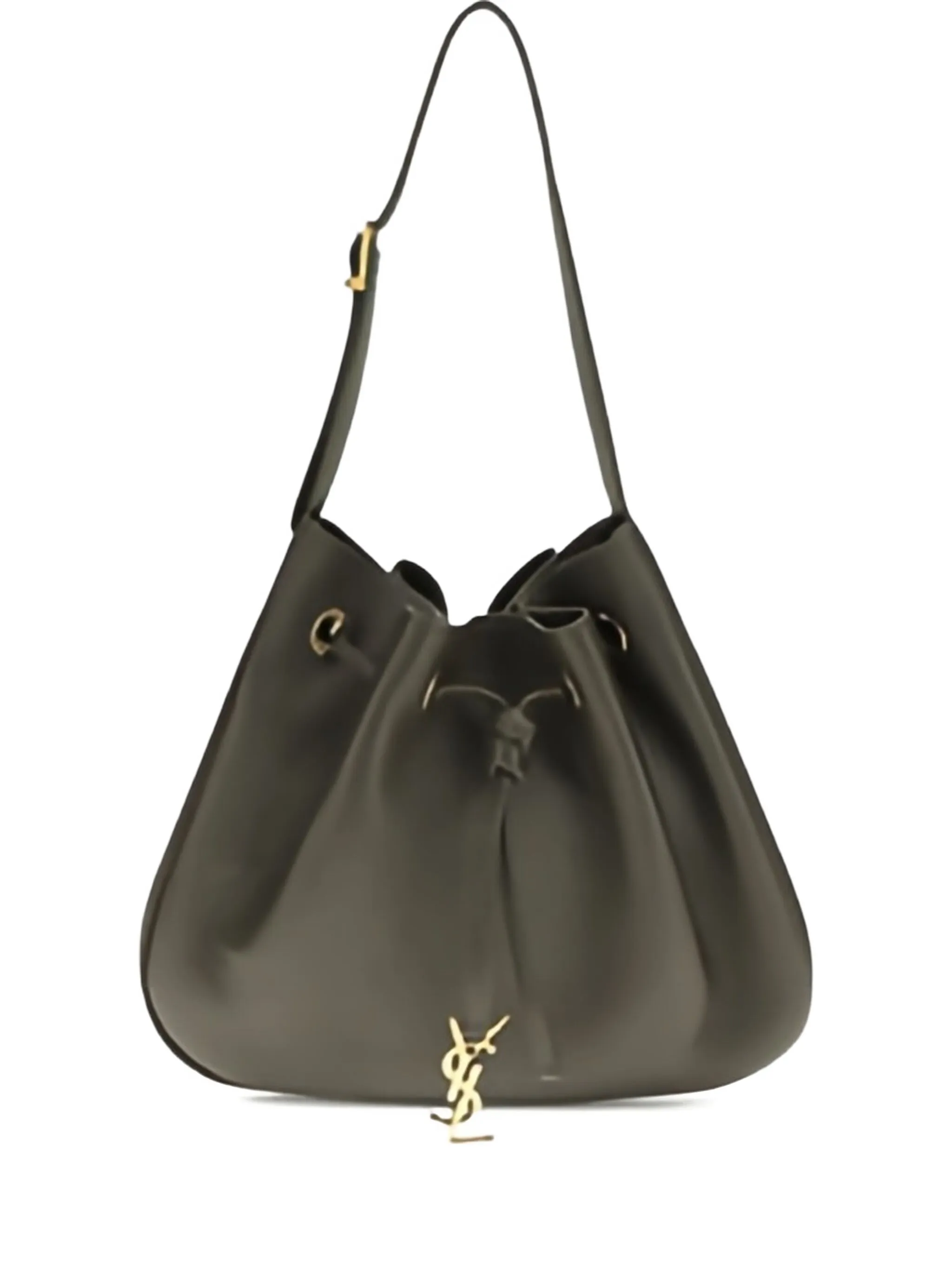 Сумка на плечо с кулиской Saint Laurent, черный
Сумка на плечо с кулиской Saint Laurent, черный