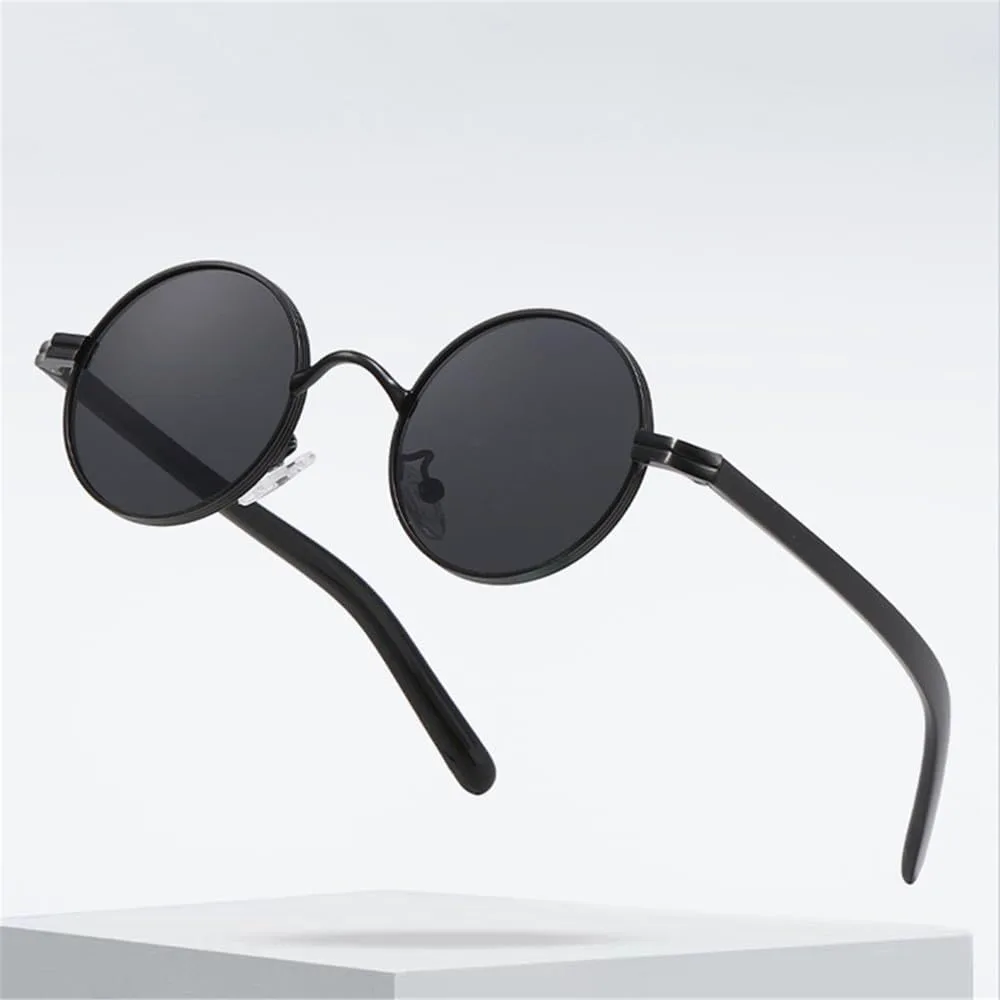 Солнцезащитные очки UV400 - маленькие круглые металлические панк-очки для женщин и мужчин, для бега и занятий спортом на открытом воздухе UYPTK, Black Clear
Солнцезащитные очки UV400 - маленькие круглые металлические панк-очки для женщин и мужчин, для бега и занятий спортом на открытом воздухе UYPTK, Black Clear