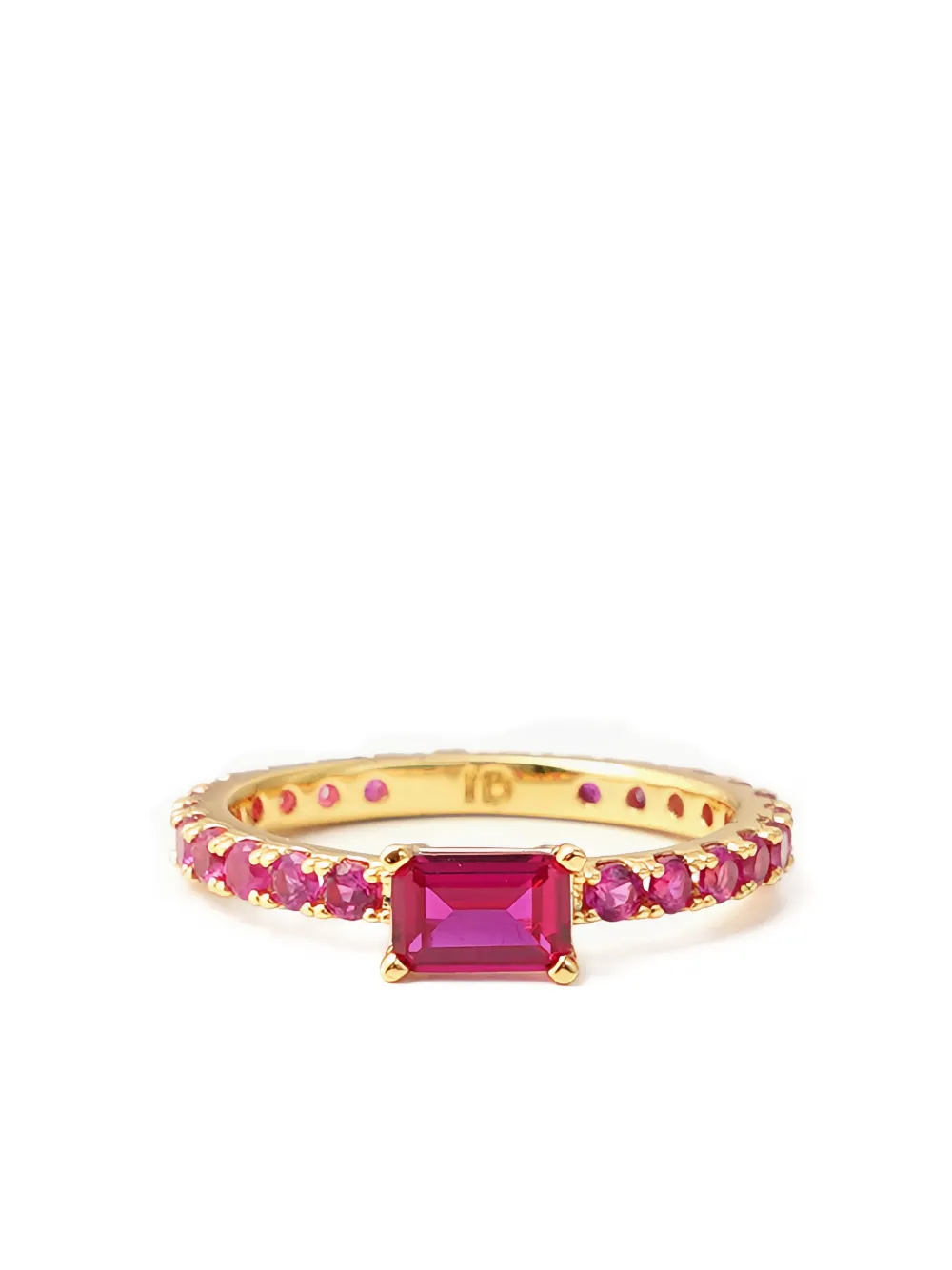 Тонкое кольцо с квадратным камнем Izabel Display, золотистый
Тонкое кольцо с квадратным камнем Izabel Display, золотистый