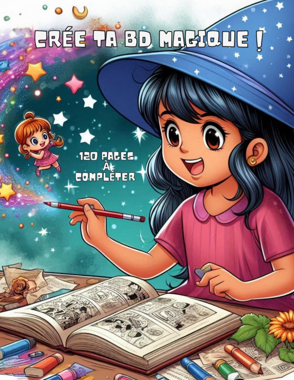 Crée Ta BD Magique !: 120 pages à compléter (French Edition) (Independently published)
Crée Ta BD Magique !: 120 pages à compléter (French Edition) (Independently published)