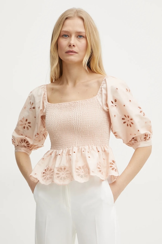 Хлопковая блузка Fracomina, оранжевый
Хлопковая блузка Fracomina, оранжевый