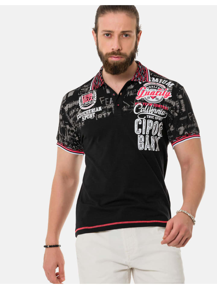 Рубашка-поло Cipo & Baxx, черный
Рубашка-поло Cipo & Baxx, черный