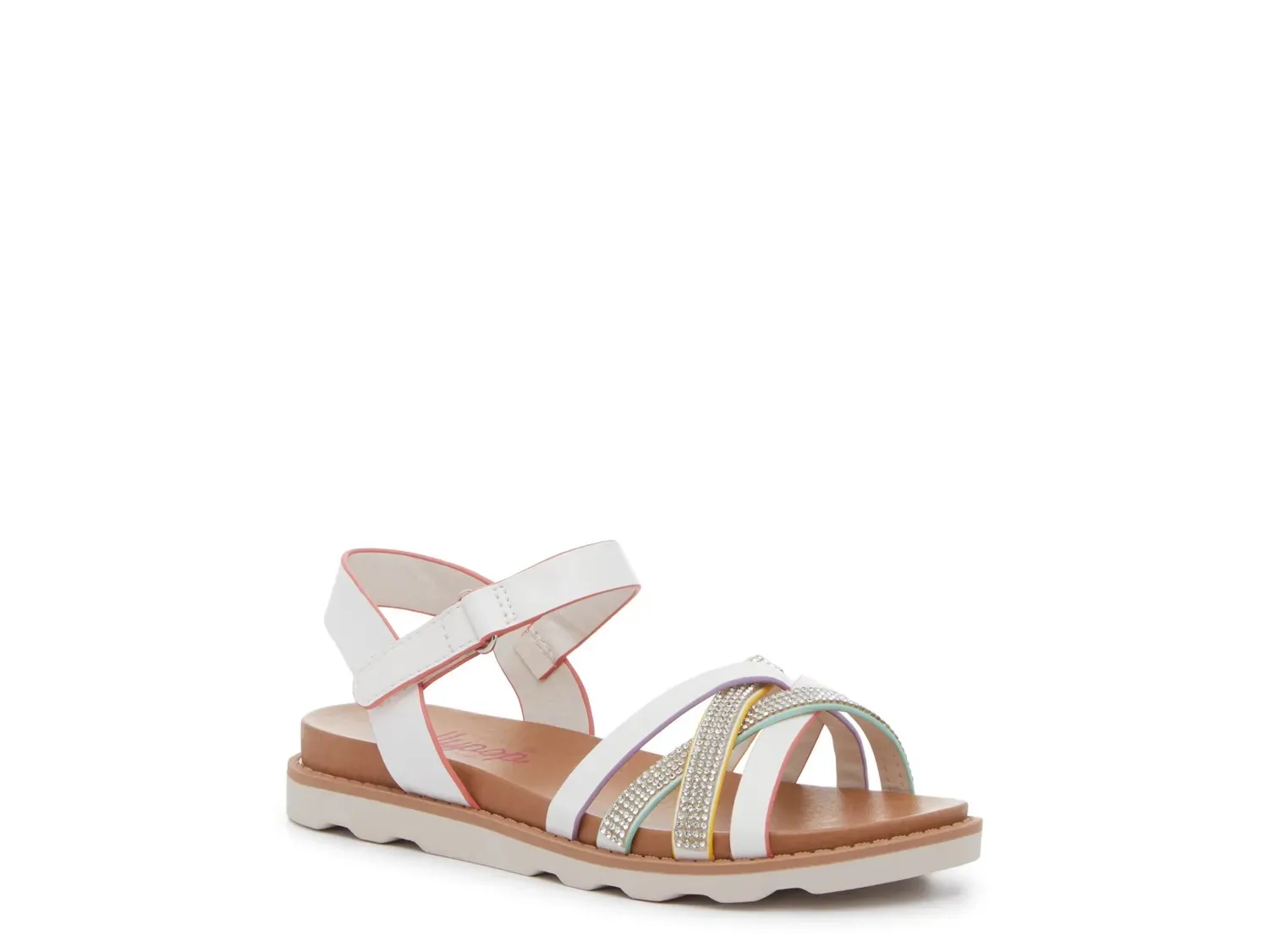 Сандалии Jellypop Amulet - детские, белые/многоцветные 
Сандалии Jellypop Amulet - детские, белые/многоцветные