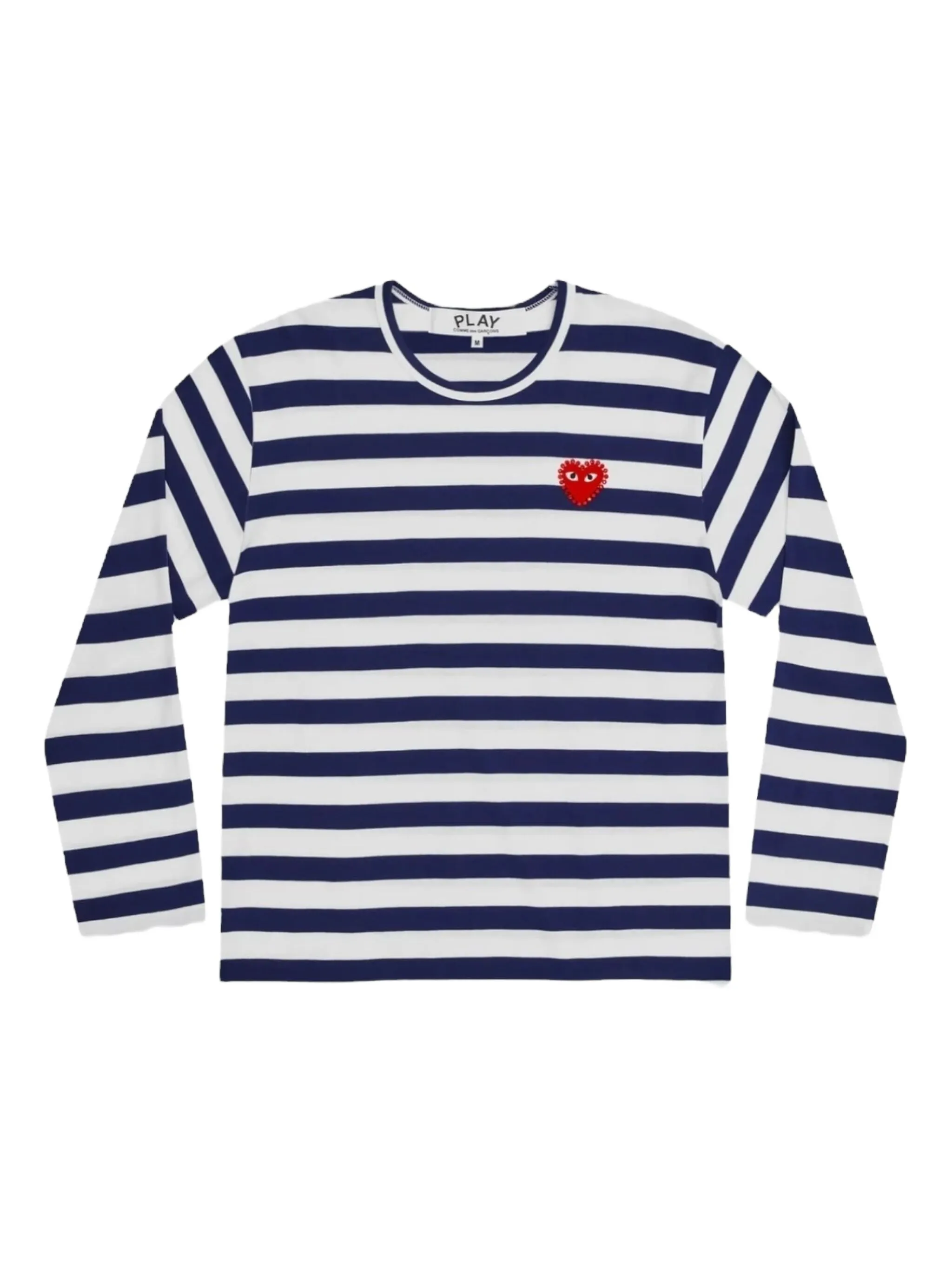 Футболка в полоску Comme Des Garçons Play, синий
Футболка в полоску Comme Des Garçons Play, синий