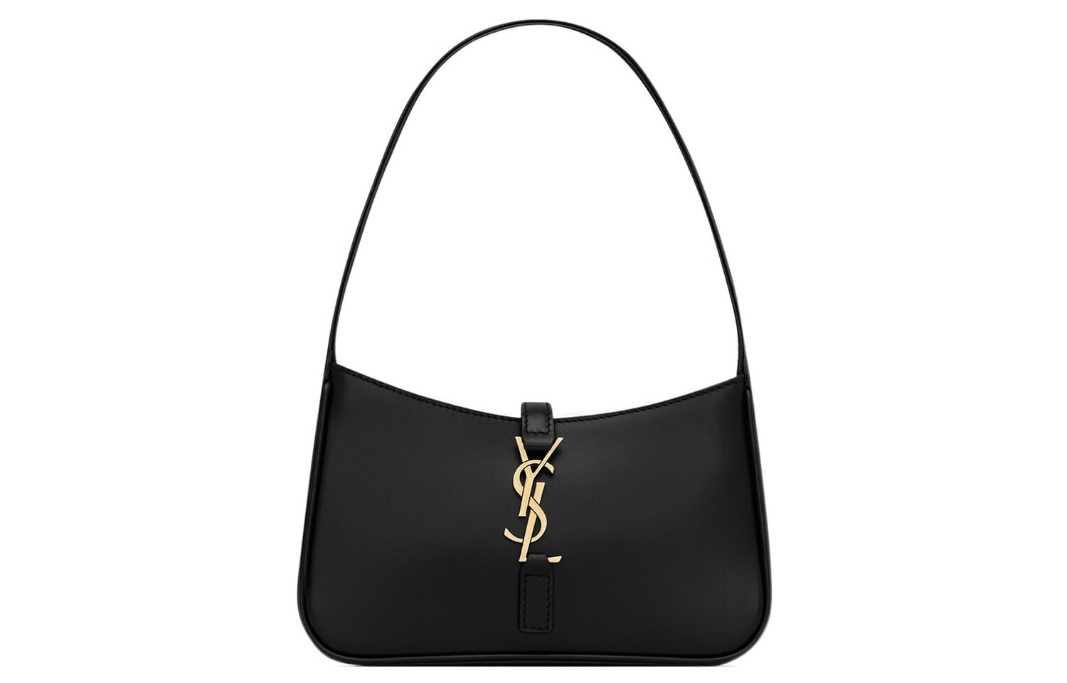 Миниатюрная сумка-хобо Saint Laurent Le 5 A 7 из гладкой кожи нуар
Миниатюрная сумка-хобо Saint Laurent Le 5 A 7 из гладкой кожи нуар