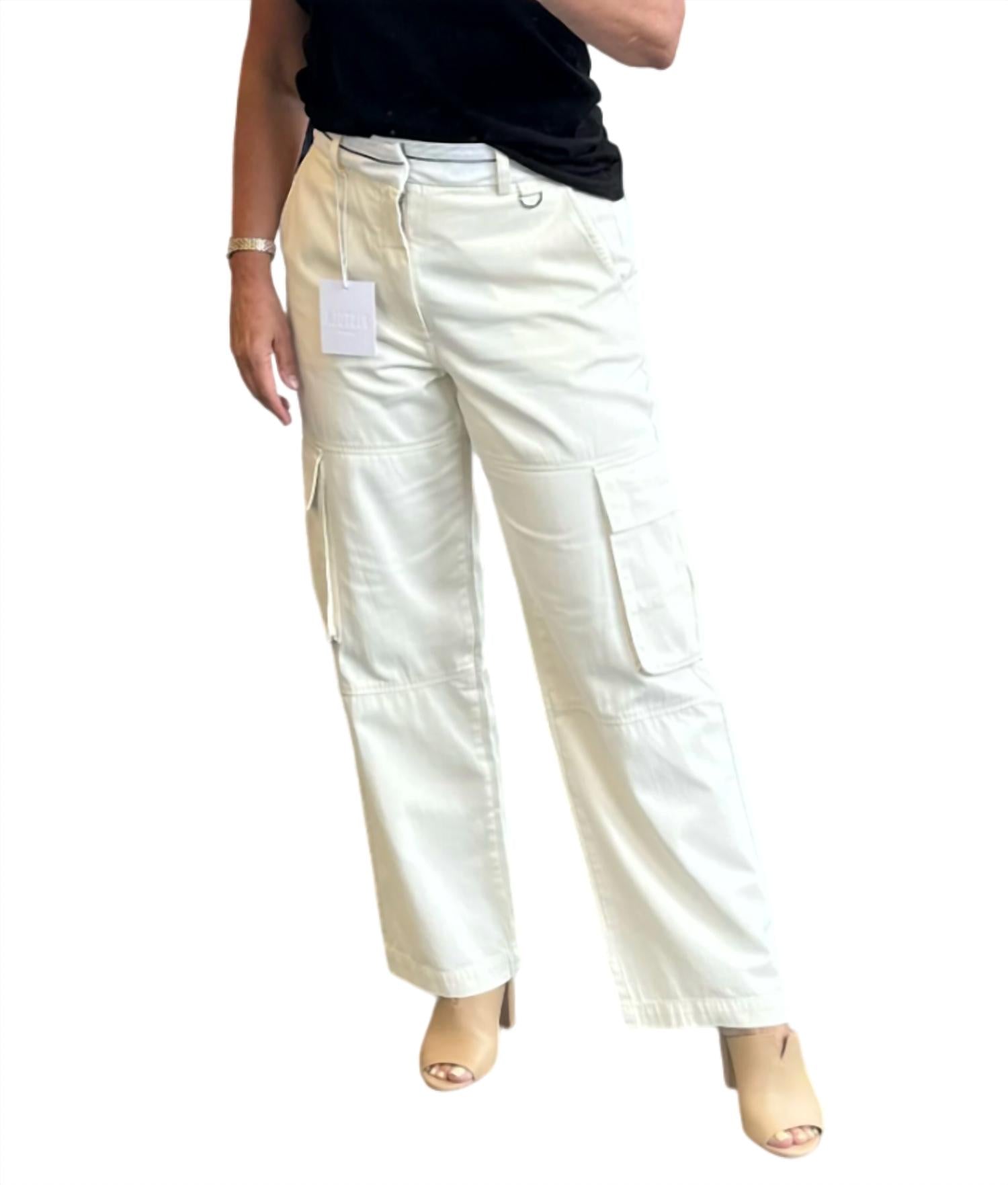 Брюки-карго Addie с высокой посадкой и свободным кроем в цвете «яичная скорлупа» PISTOLA, цвет eggshell
Брюки-карго Addie с высокой посадкой и свободным кроем в цвете «яичная скорлупа» PISTOLA, цвет eggshell