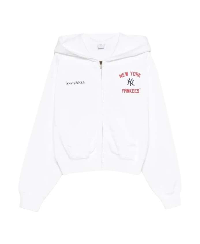 Укороченная толстовка на молнии Homerun Sporty & Rich, белый
Укороченная толстовка на молнии Homerun Sporty & Rich, белый