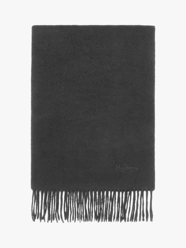 Кашемировый шарф с бахромой Mulberry, черный
Кашемировый шарф с бахромой Mulberry, черный