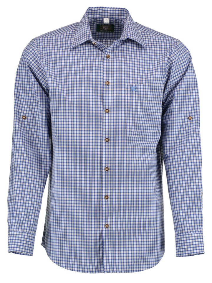 Традиционная рубашка Вакас василькового цвета OS-Trachten
Традиционная рубашка Вакас василькового цвета OS-Trachten