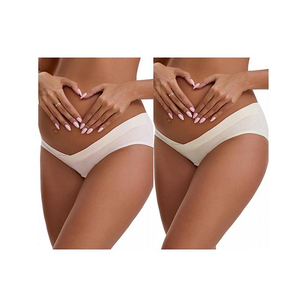 2 упаковки женских хлопковых трусиков для беременных с низкой посадкой под живот Inspire Chic, Pink Beige
2 упаковки женских хлопковых трусиков для беременных с низкой посадкой под живот Inspire Chic, Pink Beige