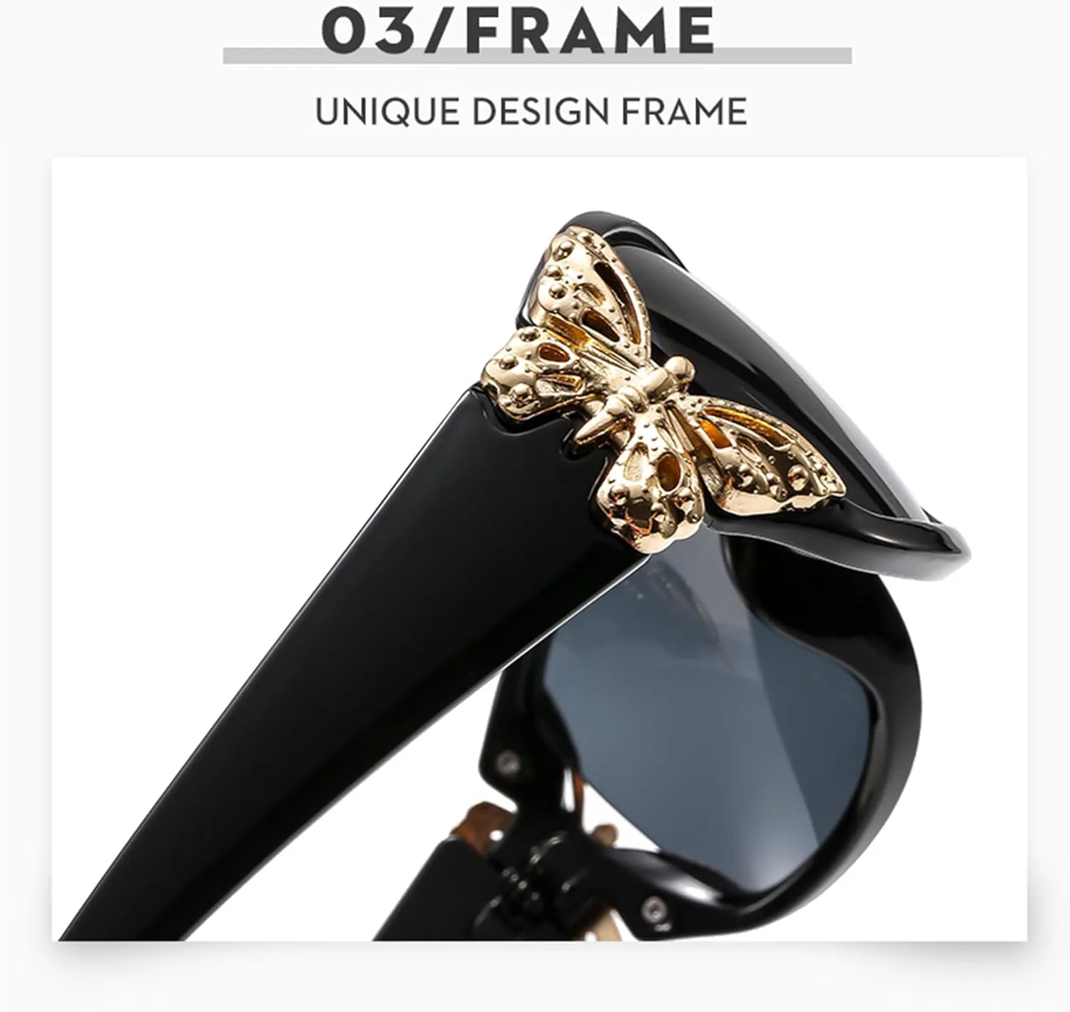 bullabulling Модные поляризованные солнцезащитные очки в стиле Y2K с обтекаемым дизайном в виде бабочки. Модные солнцезащитные очки с защитой UV400, Black/Gray
bullabulling Модные поляризованные солнцезащитные очки в стиле Y2K с обтекаемым дизайном в виде бабочки. Модные солнцезащитные очки с защитой UV400, Black/Gray