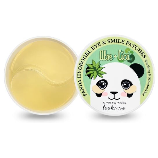 Патчи для глаз и линии улыбки, алоэ + цика, 60 шт. Look At Me
Патчи для глаз и линии улыбки, алоэ + цика, 60 шт. Look At Me
