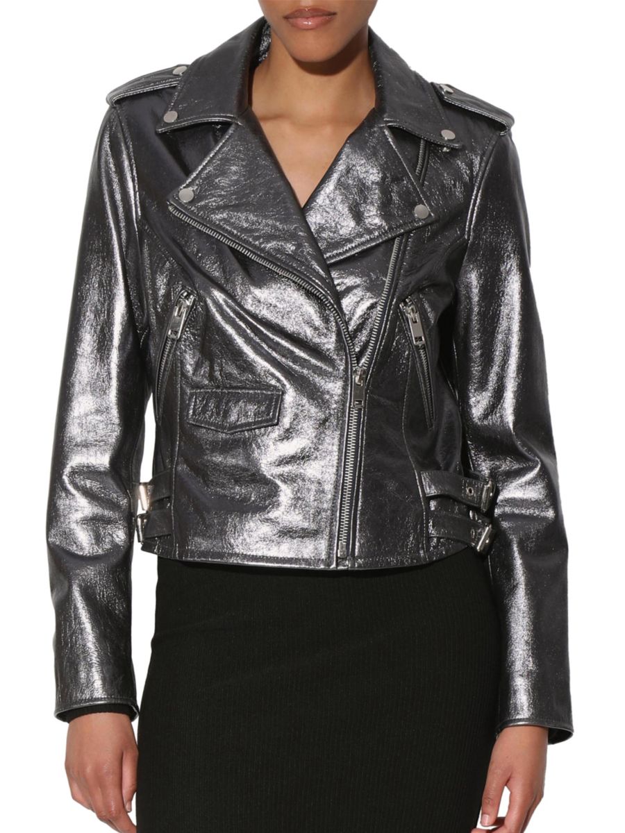 Куртка из металлизированной кожи Liz Walter Baker, цвет Gunmetal
Куртка из металлизированной кожи Liz Walter Baker, цвет Gunmetal