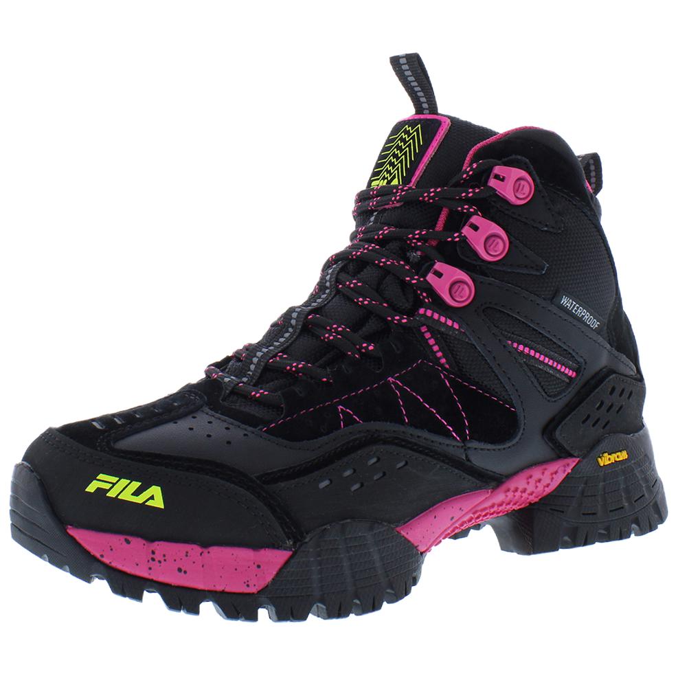 Fila Женские износостойкие уличные кроссовки Armada средней высоты, черный с розовым оттенком
Fila Женские износостойкие уличные кроссовки Armada средней высоты, черный с розовым оттенком