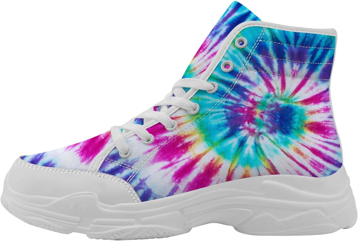 Кеды с высоким берцем в стиле тай-дай для женщин и мужчин, на шнуровке, из канвы, для ходьбы, подарок для нее и для него Quorax, белый/розовый/голубой
Кеды с высоким берцем в стиле тай-дай для женщин и мужчин, на шнуровке, из канвы, для ходьбы, подарок для нее и для него Quorax, белый/розовый/голубой