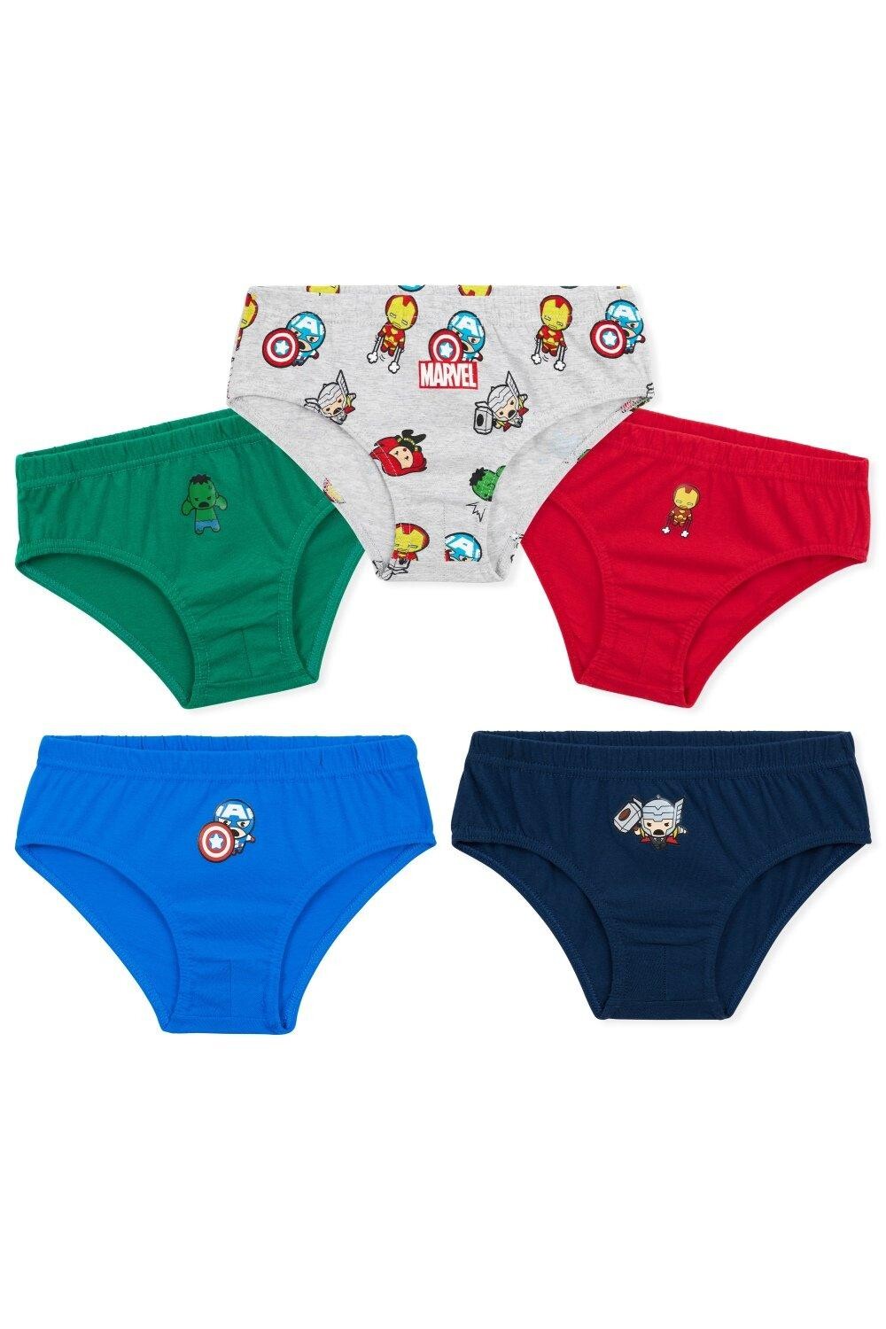 Трусы, набор из 5 шт. Marvel, мультиколор
Трусы, набор из 5 шт. Marvel, мультиколор