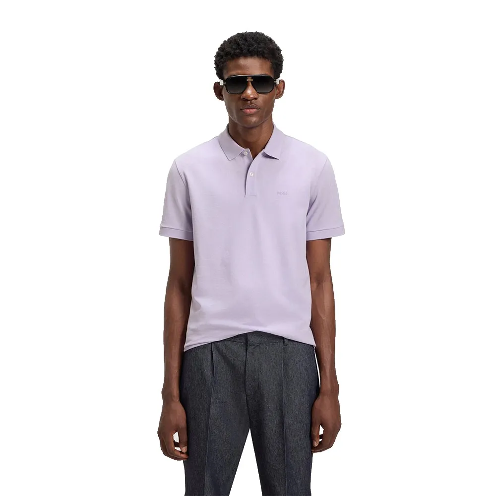 Поло с коротким рукавом BOSS Pallas, фиолетовый
Поло с коротким рукавом BOSS Pallas, фиолетовый