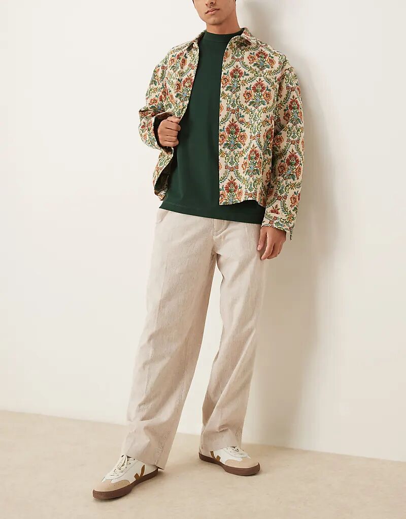 Мешковатые льняные брюки коричневого цвета Abercrombie & Fitch
Мешковатые льняные брюки коричневого цвета Abercrombie & Fitch