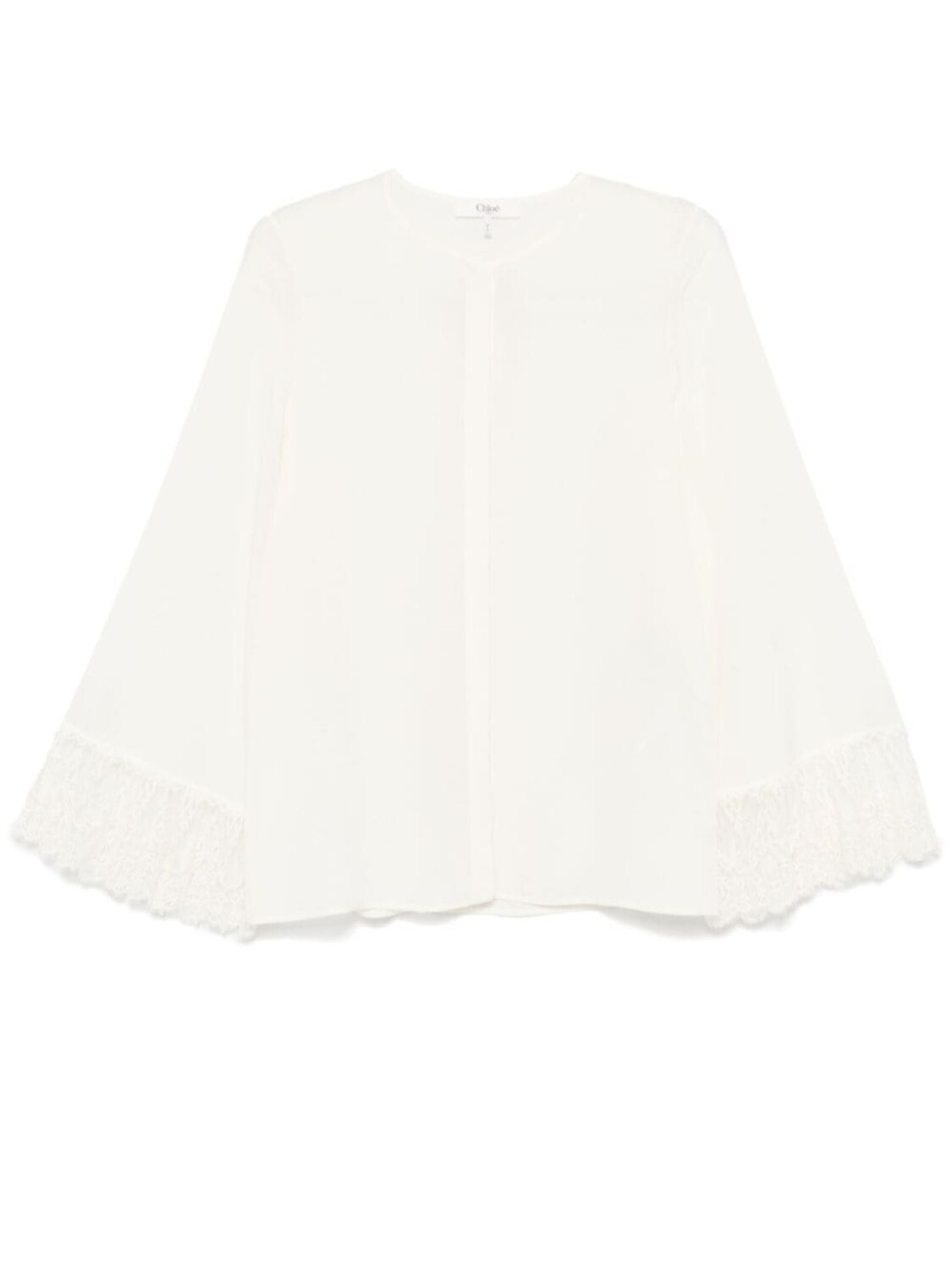 Chloé рубашка с кружевной отделкой, нейтральный цвет
Chloé рубашка с кружевной отделкой, нейтральный цвет