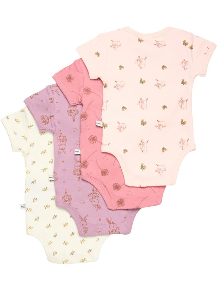 Pippi Babywear Детский боди с короткими рукавами "Body SS AO-printed (4 шт.)" розового цвета
Pippi Babywear Детский боди с короткими рукавами "Body SS AO-printed (4 шт.)" розового цвета