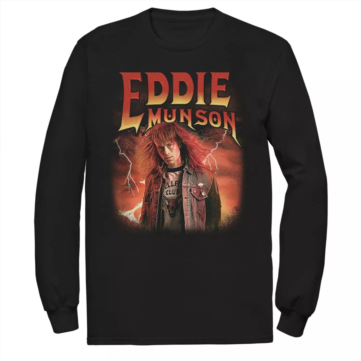 Мужская футболка Stranger Things Eddie M Hellfire Club Licensed Character, Черный, Мужская футболка Stranger Things Eddie M Hellfire Club Licensed Character
Мужская футболка Stranger Things Eddie M Hellfire Club Licensed Character, Черный, Мужская футболка Stranger Things Eddie M Hellfire Club Licensed Character