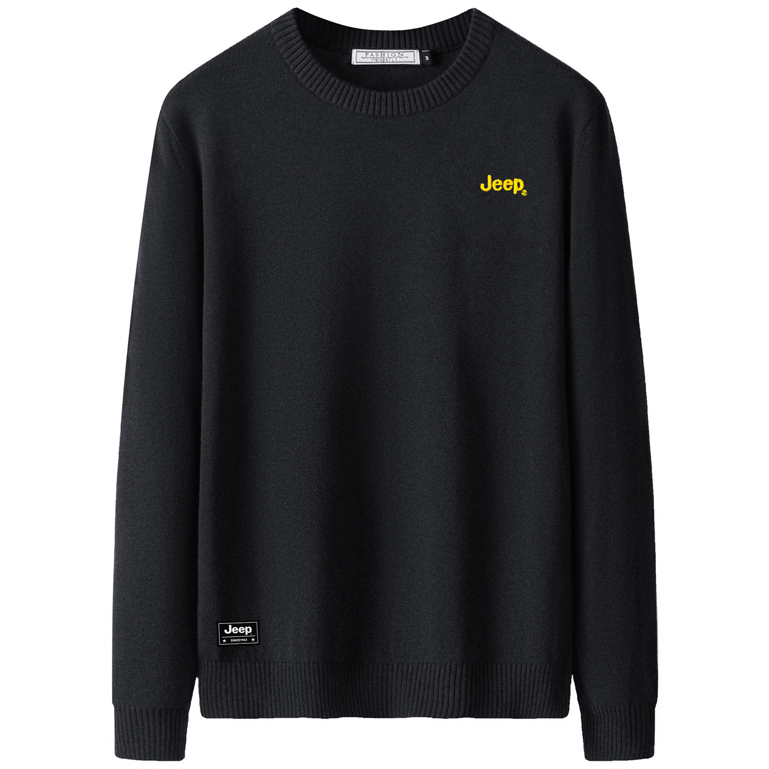 Джемпер унисекс Jeep, черный
Джемпер унисекс Jeep, черный